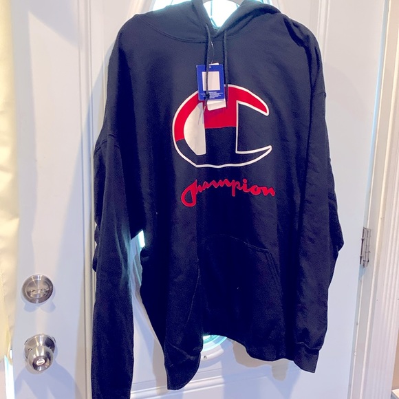 Champion Other - 4XL Big & Tall Champion Black Sweatshirt
